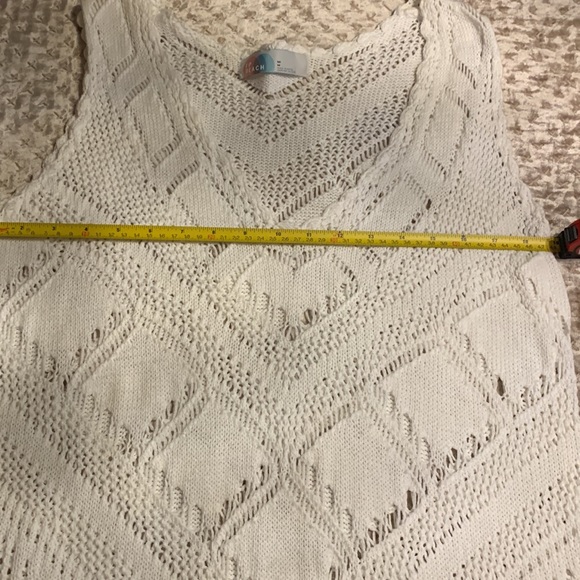 100% Cotton White Knit Summer Dress - Picture 7 of 7